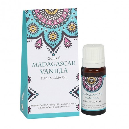 Tīra aromātiskā eļļa Madagaskara vaniļas, Goloka, 10ml