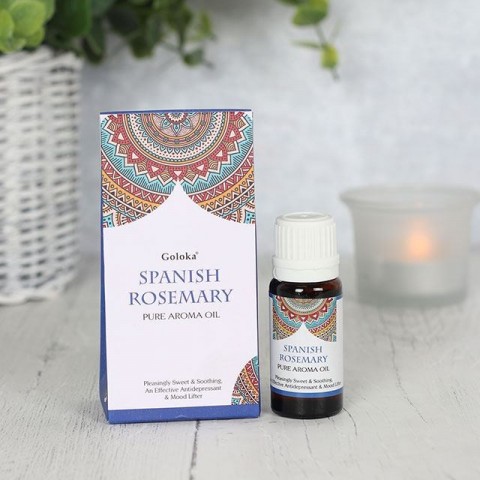 Pure Aromatic Oil Spanish Rosemary, Goloka, 10ml