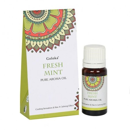 Svaigu piparmētru tīra aromātiskā eļļa, Goloka, 10ml