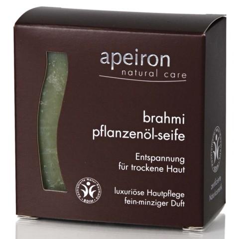 Травяное мыло Брахми для тела и волос, Apeiron, 100 г