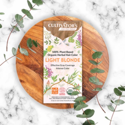 Растительная краска для волос Light Blonde, Cultivators, 100г