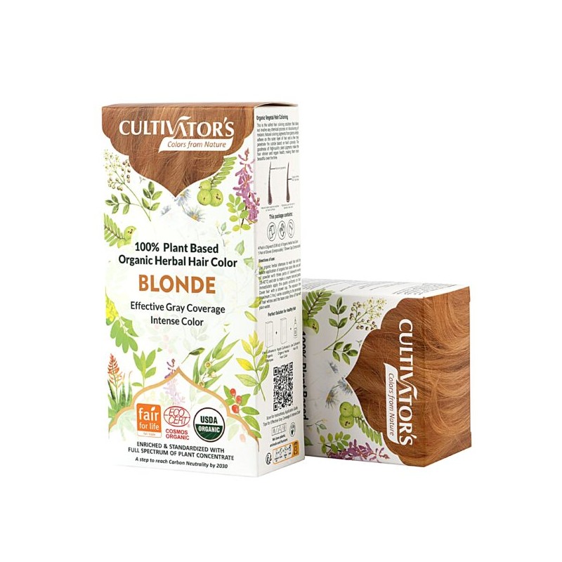 Augu bāzes blondā matu krāsa Blonde, Cultivator's, 100g