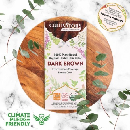 Augu tumši brūna matu krāsa Dark Brown, Cultivator's, 100g