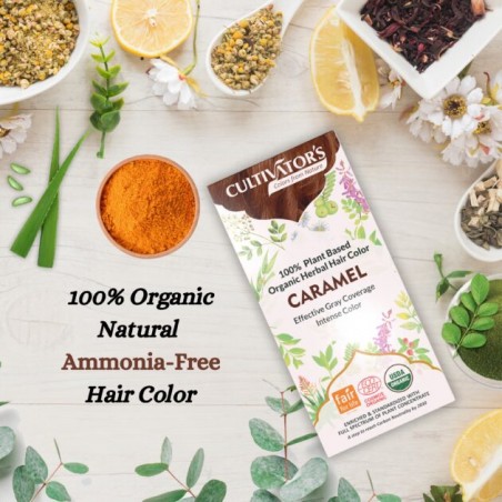 Herbal hair dye Caramel, Cultivator's, 100g