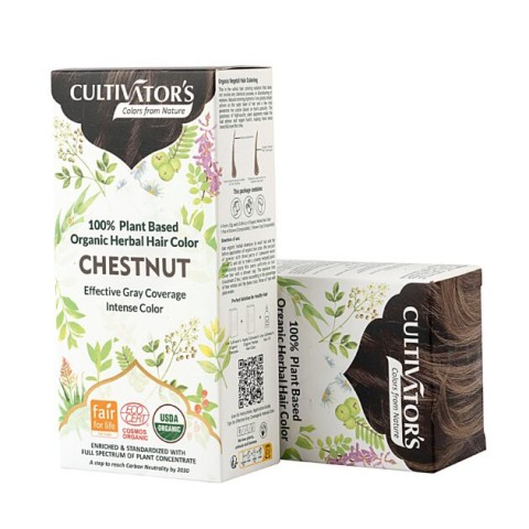 Herbal hair dye Chestnut, Cultivator's, 100g