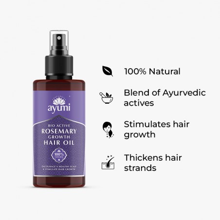 Hair Growth Promoting Oil Rosemary, Ayumi, 100ml