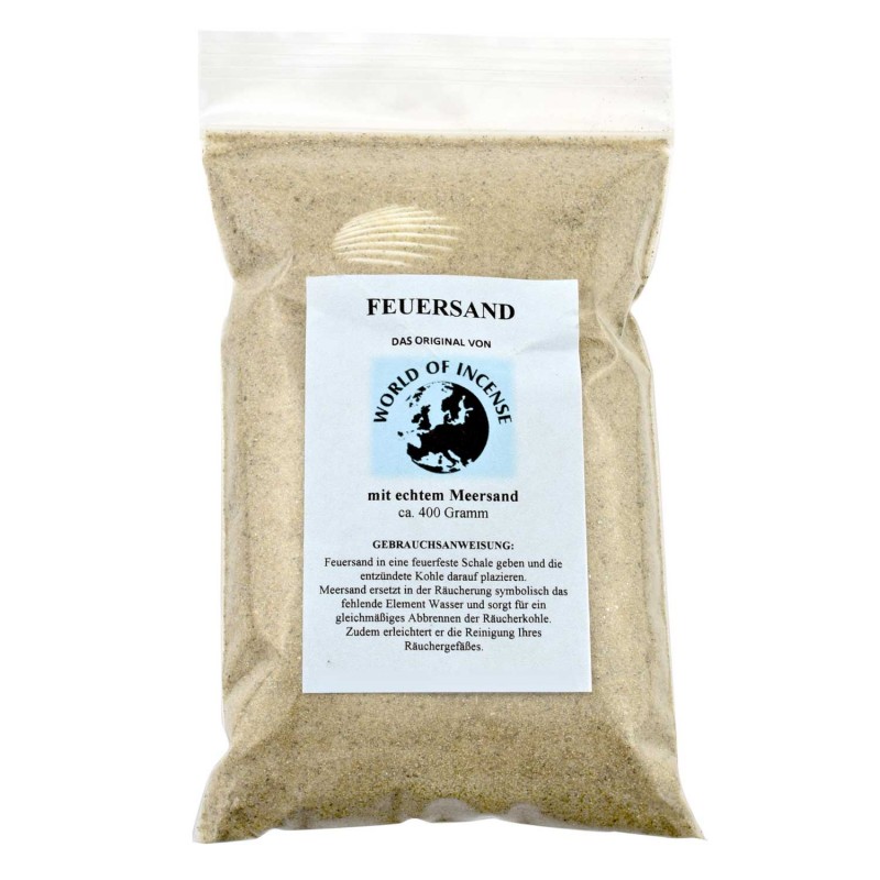 Fine marine silica sand for incense, 400g