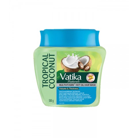 Deep conditioning hair mask Tropical Coconut, Dabur Vatika, 500g