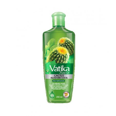 Oil for flyaway hair Cactus Multi, Dabur Vatika, 200 ml