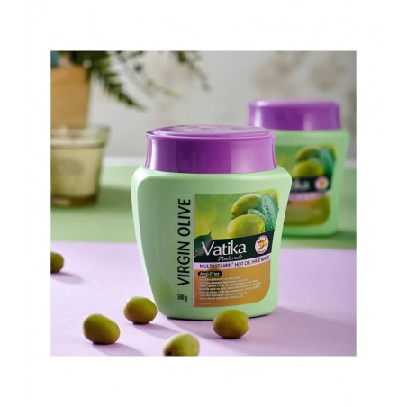 Stiprinoša matu maska Virgin Olive, Dabur Vatika, 500g