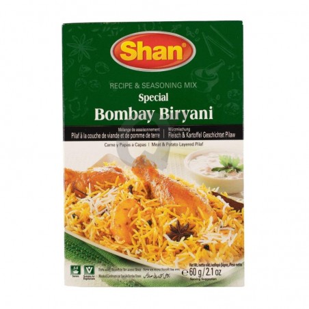 Biryani Bombay garšvielu maisījums, SHAN, 60 g