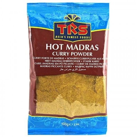 Pikantā karija maisījums Hot Madras Curry, samalts, TRS, 100g