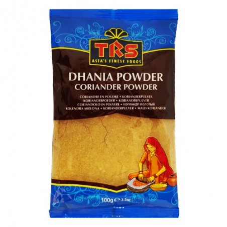 Coriander seeds, ground, TRS, 100g