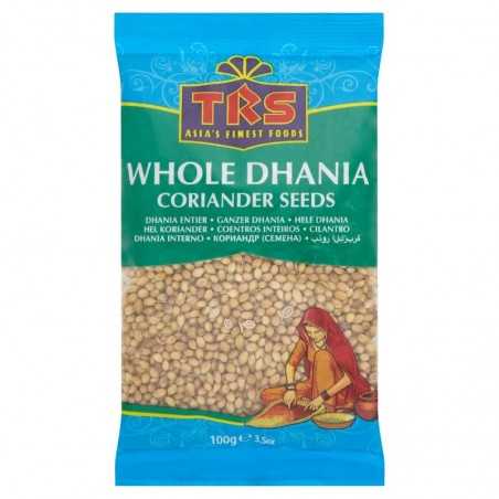 Dhania whole coriander seeds, TRS, 100g