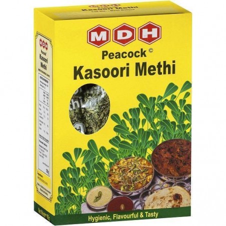 Žāvētas grieķu sierāboliņa lapas Kasoori Methi, MDH, 100g