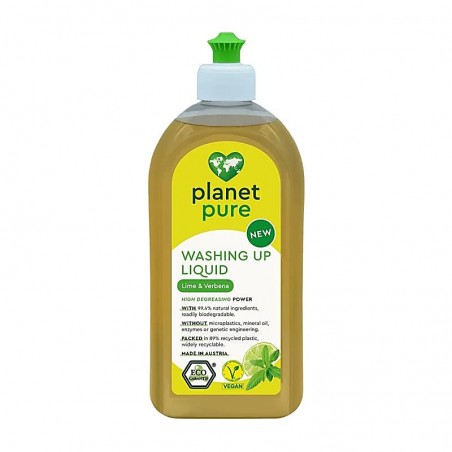 Dishwashing liquid Lime & Verbena, Planet Pure, 500ml