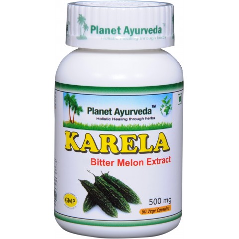 Rūgtā melone Karela, Planet Ayurveda, organiska, 60 kapsulas