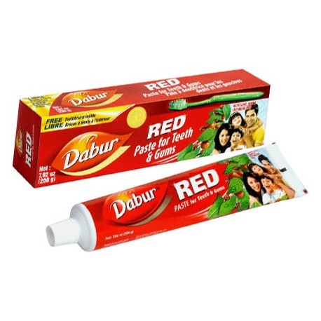 Toothpaste with 7 medicinal plants RED, Dabur, 200g