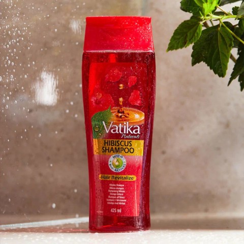 Šampūns ar hibiska eļļu, Vatika Dabur, 425 ml