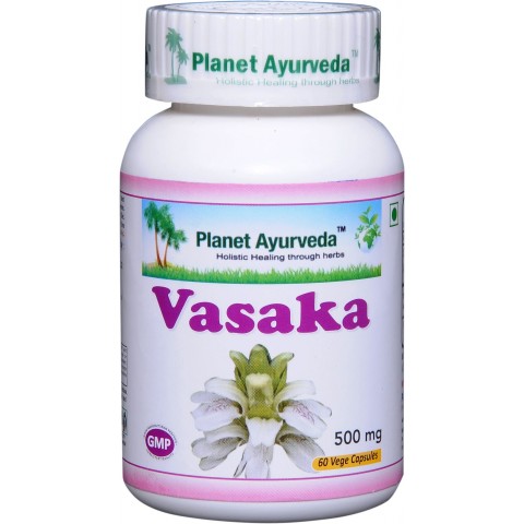 Пищевая добавка Vasaka, Planet Ayurveda, 60 капсул