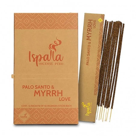 Palo Santo vīraka stienīši Myrrh Love, Ispalla, 10 gab.