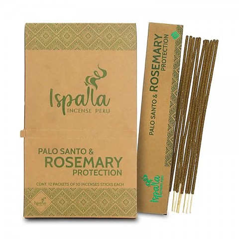 Palo Santo incense sticks Rosemary Protection, Ispalla, 10 pcs.