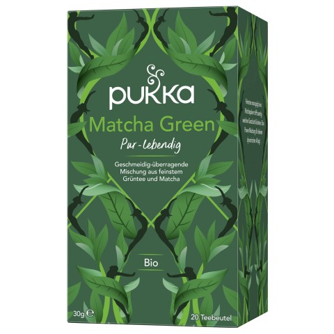 Zaļā tēja MATCHA, organiskā, Pukka, 20 paciņas