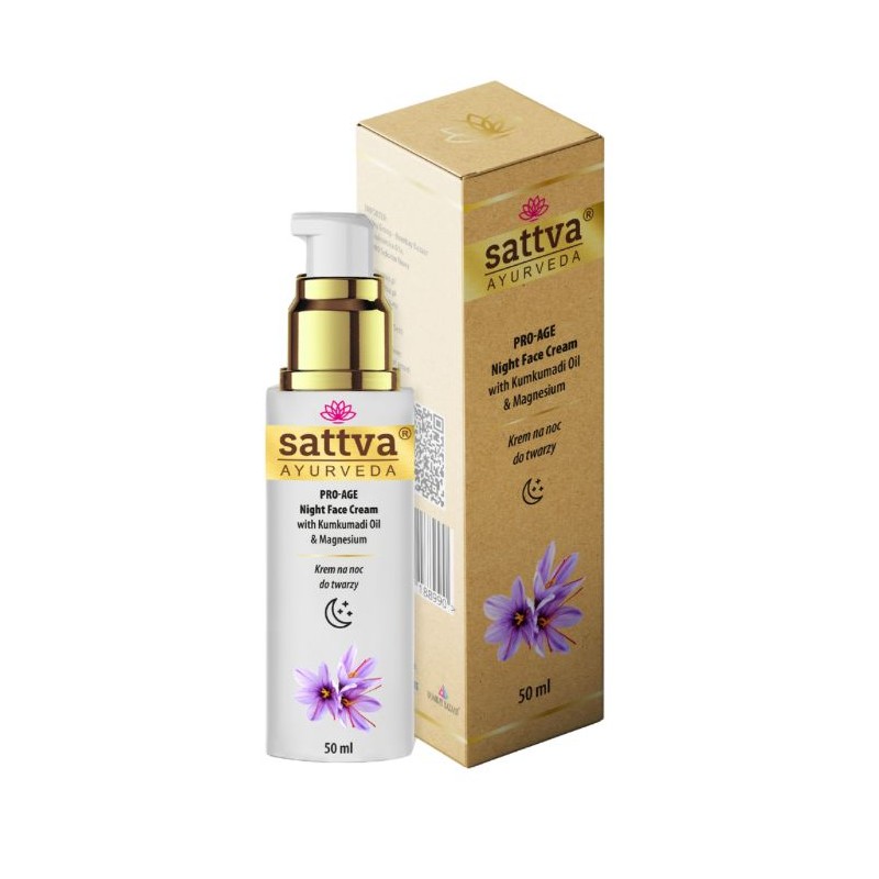 Ночной крем для лица Pro Age для зрелой кожи, Sattva Ayurveda, 50 мл