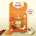 Prieskoninė arbata su ciberžole "Curcuma Chai", Yogi Tea, 17 pakelių