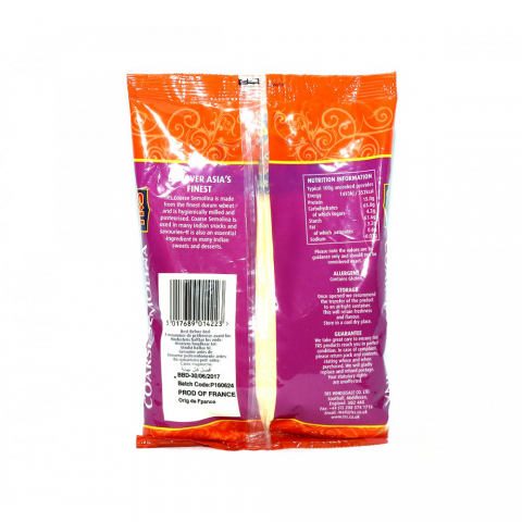 Semolina Fine durum wheat flour, TRS, 500g