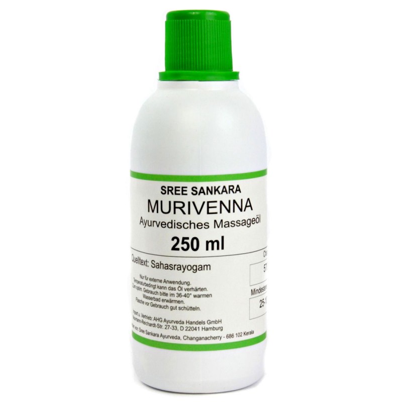 Masāžas eļļa locītavām Murivenna, Sree Sankara, 250 ml