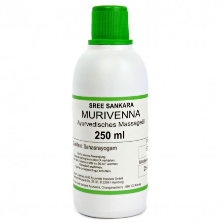 Masāžas eļļa locītavām Murivenna, Sree Sankara, 250 ml