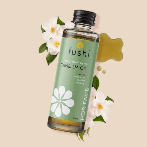 Japānas kamēlijas eļļa ādai, organiska, Fushi, 50ml