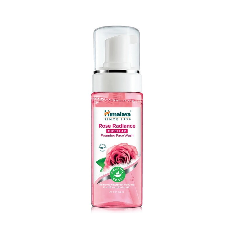 Sparkling Micellar Facial Cleanser Rose Radiance, Himalaya, 150ml