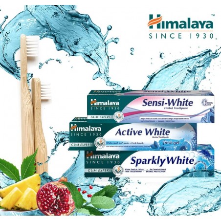 Balinoša zobu pasta Sparkly White Gum Expert, Himalaya, 75ml