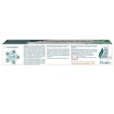 Complete Care aizsargājošā zobu pasta, Himalaya Herbals, 75ml