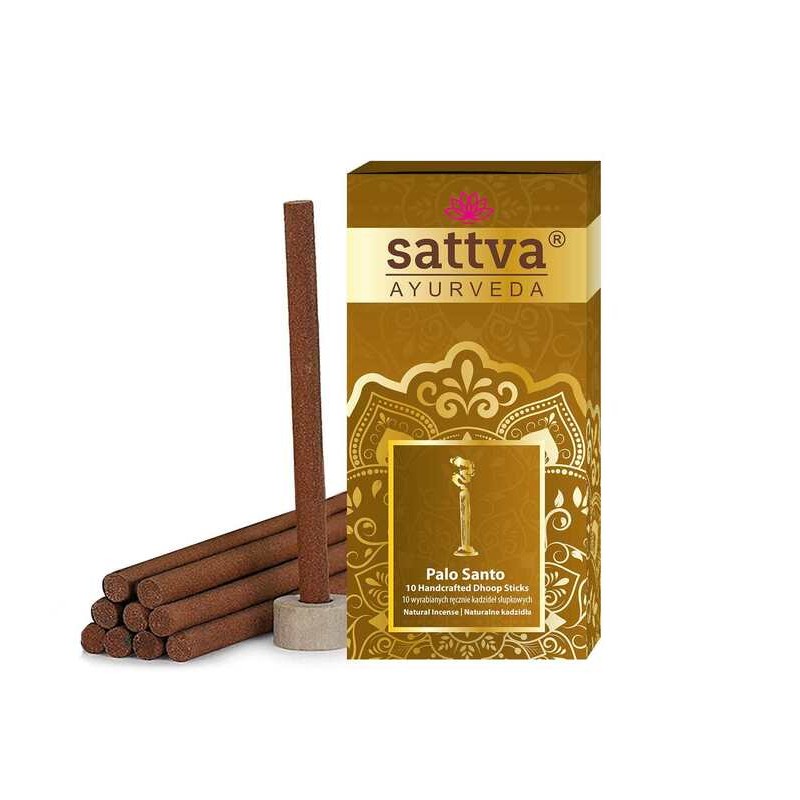 Толстые палочки благовоний Palo Santo Dhoop, Sattva Ayurveda, 20 г