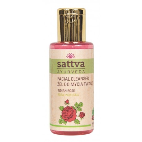 Veido prausiklis su Indijos rože, Sattva Ayurveda, 100ml