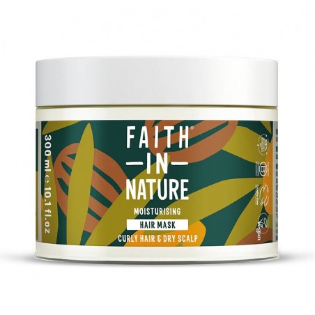 Matu maska ar šī sviestu un argana eļļu, Faith In Nature, 300ml