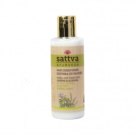 Hair conditioner Jasmine & Aloes, Sattva Ayurveda, 210ml