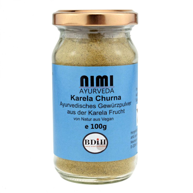 Rūgtās melones augļu pulveris Karela, Nimi Ayurveda, 100 g