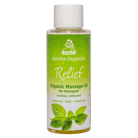 Relaksējoša ķermeņa masāžas eļļa, Amrita Organics, 100ml