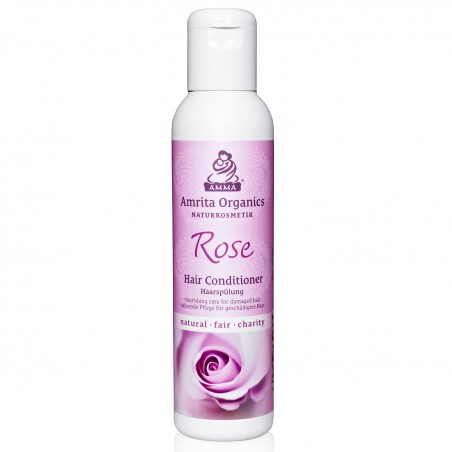 Kondicionieris bojātiem matiem Rose, Amrita Organics, 150ml