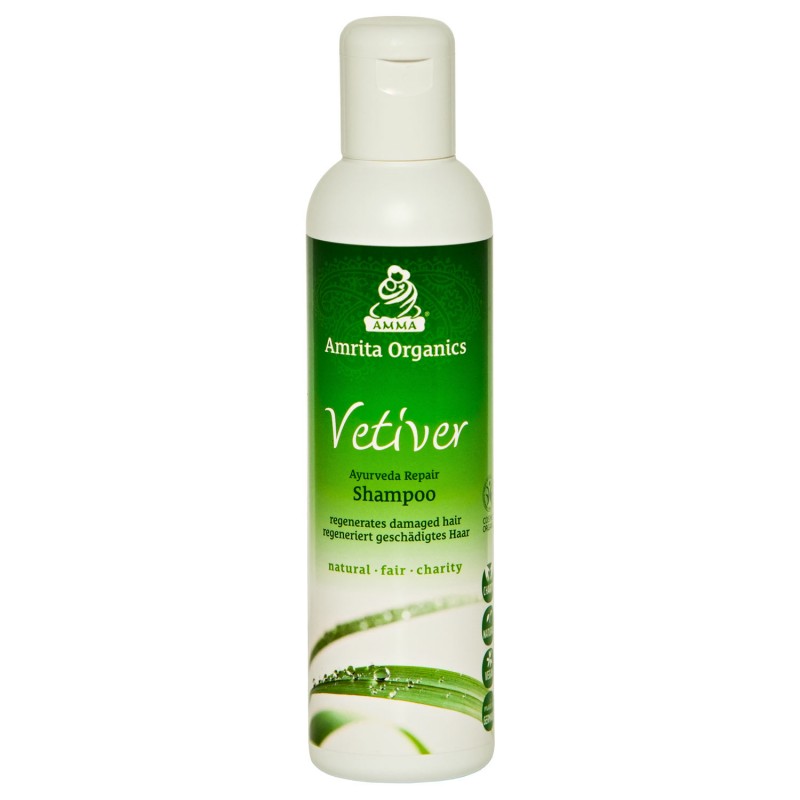 Atjaunojošs šampūns Vetiver, Amrita Organics, 200ml