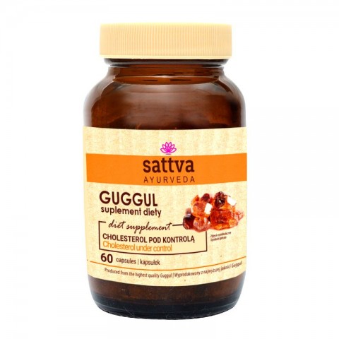 Uztura bagātinātājs Guggul, Sattva Ayurveda, 60 kapsulas