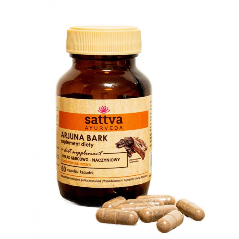 Uztura bagātinātājs Arjuna, Sattva Ayurveda, 60 kapsulas