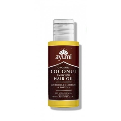 Kokosriekstu bagātināta matu eļļa Coconut Enriched, Ayumi, 50ml