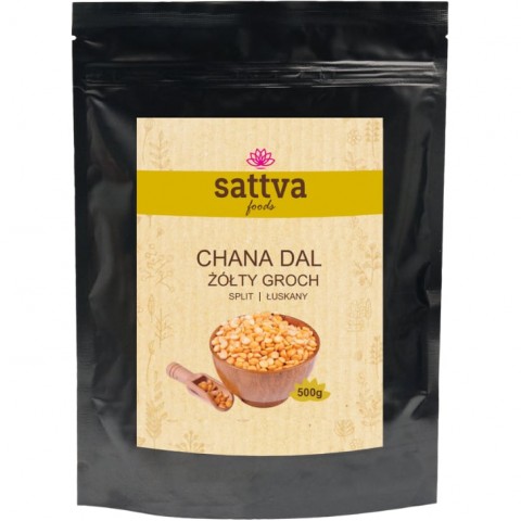 Chana Dal sadalīti aunazirņi, Sattva Foods, 500g