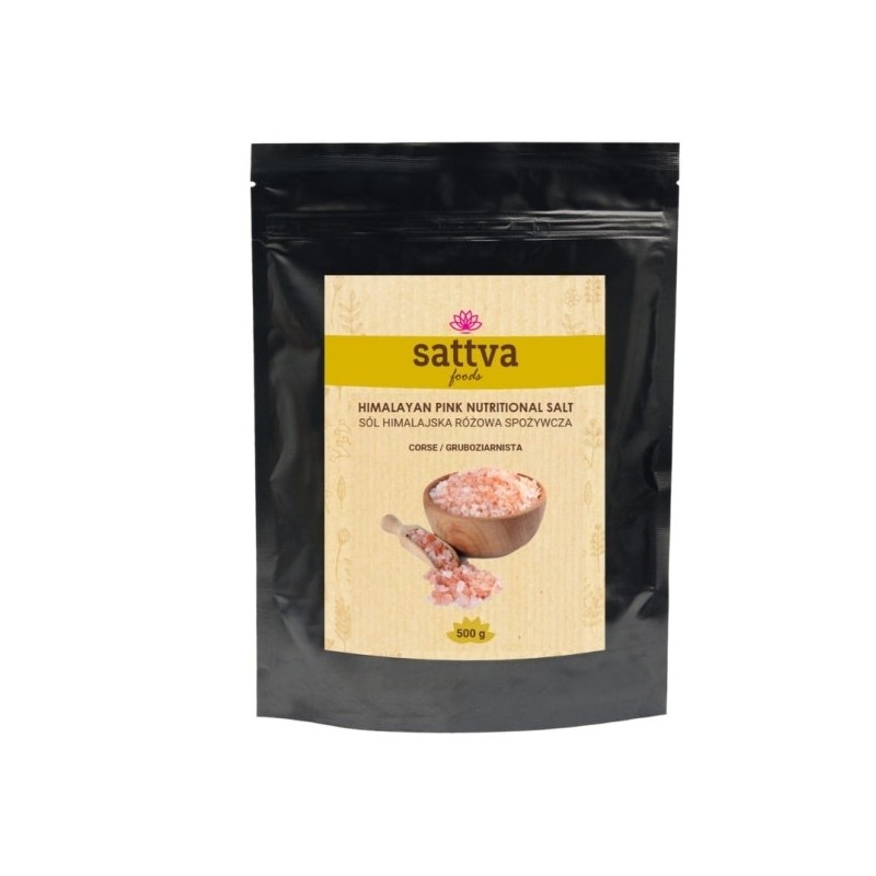 Rozā Sāls, rupjais, Sattva Foods, 500g