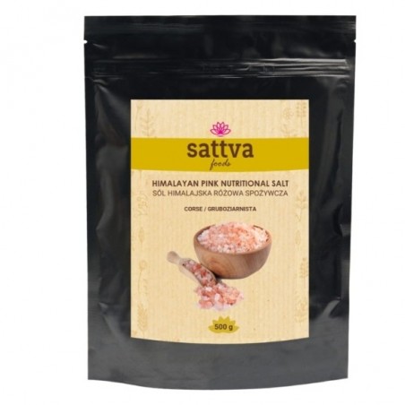 Rozā Sāls, rupjais, Sattva Foods, 500g